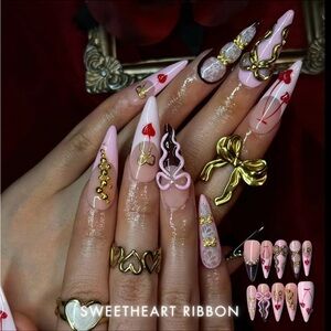 Nailphoria Handmade Acrylic Press-On Nails 💘 BNWT | Brand New